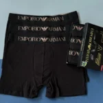 شورت نیم پا مردانه پک 3 عددی Emporio Armani (آرمانی)