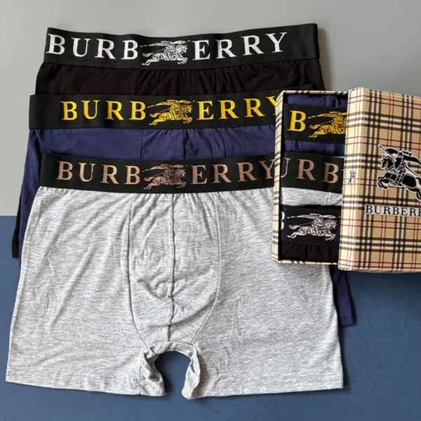 شورت نیم پا مردانه پک 3 عددی Burberry