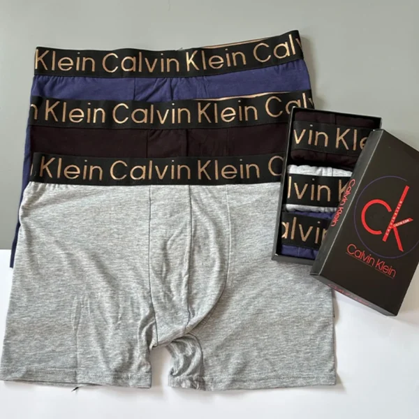 شورت نیم پا مردانه پک 3 عددی Calvin Klein