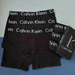 پک 3 عددی شورت نیم پا مردانه Calvin Klein مشکی